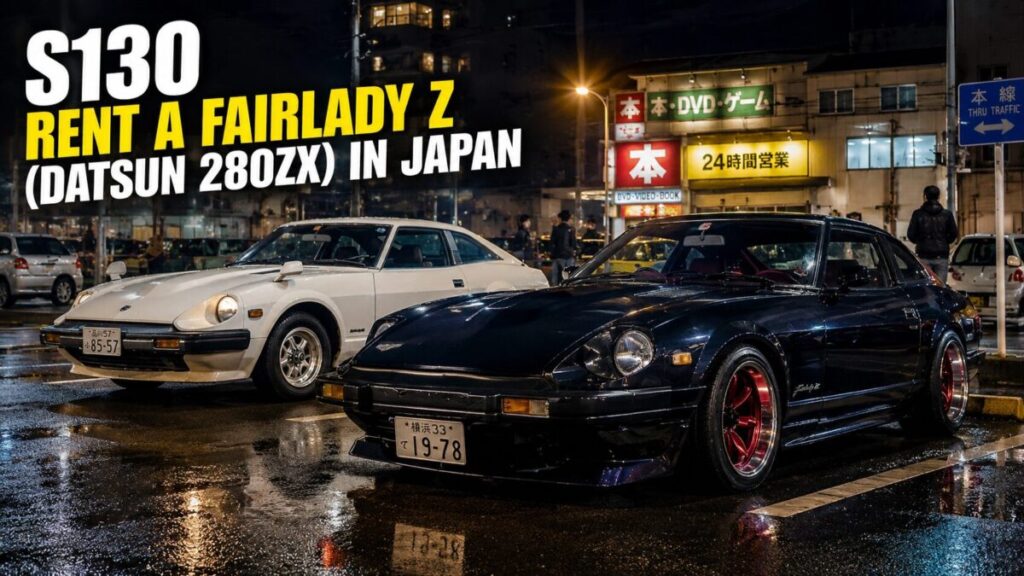 【S130】Rent a Fairlady Z (Datsun 280ZX) in Japan