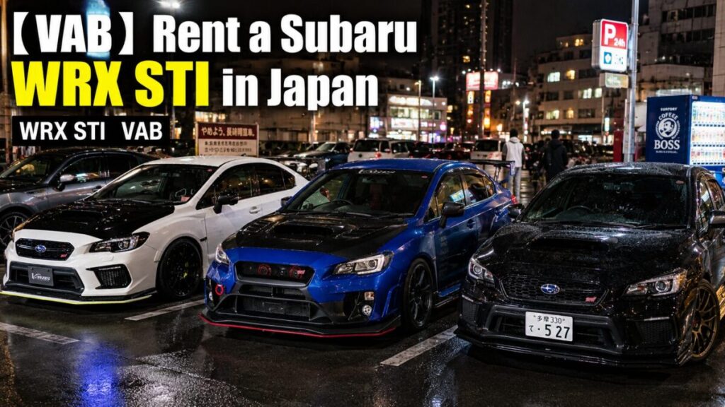 【VAB】Rent a Subaru WRX STI in Japan