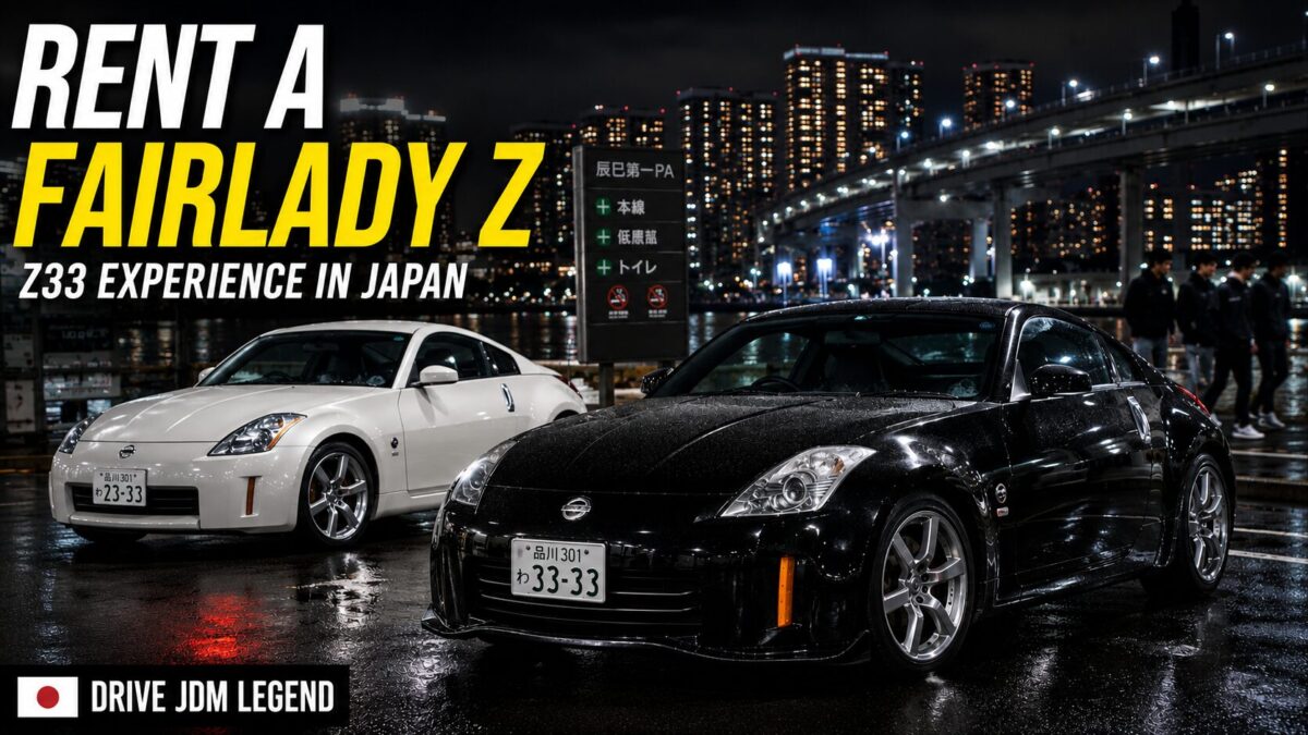 Drive a Nissan Fairlady Z33 and Experience Japan's JDM Car Culture